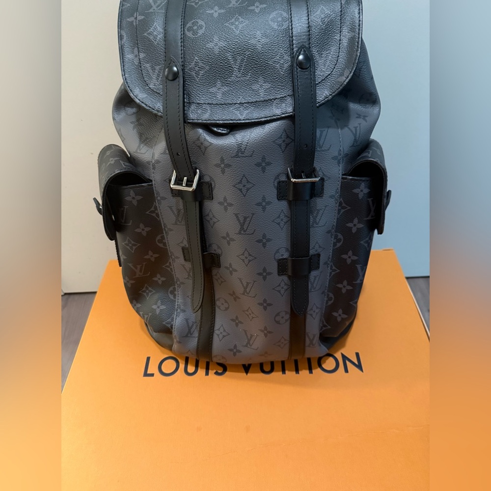 Louis Vuitton Charcoal Fabric Accent